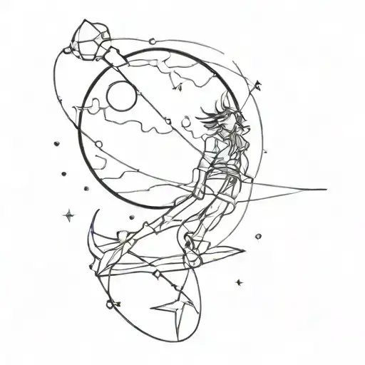the Treasure Planet tattoo design idea