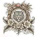 Nature and Serenity Courage Wisdom tattoo design idea