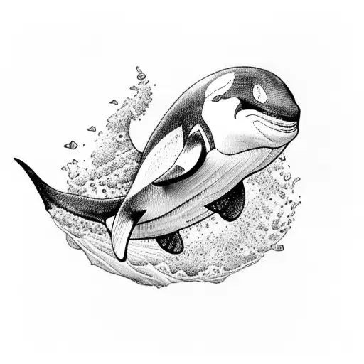 orca tattoo design idea