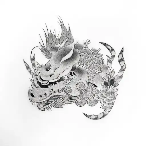 father and son tattoo design idea