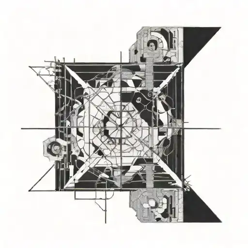 Muse's "Origin of Symmetry" and "Absolution" artworks tattoo design idea