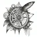 Muse's "Origin of Symmetry" and "Absolution" artworks tattoo design idea