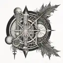Muse's "Origin of Symmetry" and "Absolution" artworks tattoo design idea