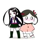 nezuko and zinetsu tattoo design idea