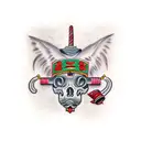 xoloitzcuintli tattoo design idea