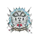 xoloitzcuintli tattoo design idea