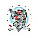 xoloitzcuintli tattoo design idea