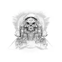 Last supper tattoo design idea