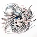 anime tattoo design idea