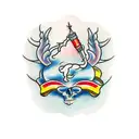 overcoming anxiety tattoo design idea