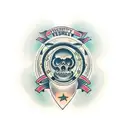 overcoming anxiety tattoo design idea