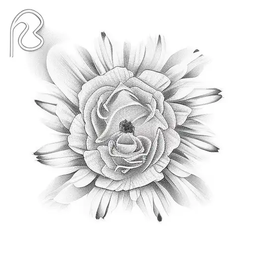 mum with children tattoo design idea
