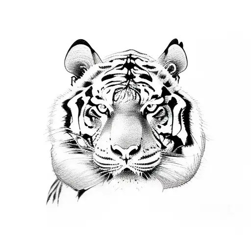 Dragon, Tiger, Rat, Dog, Monkey, and Horse tattoo design idea