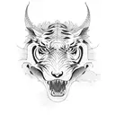 Dragon, Tiger, Rat, Dog, and Monkey tattoo design idea