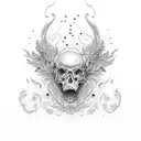 ovillo de lana tattoo design idea