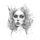 ovillo de lana tattoo design idea