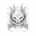 ovillo de lana tattoo design idea