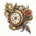 Steampunk Psychedelic   tattoo design idea