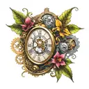 Steampunk Psychedelic   tattoo design idea