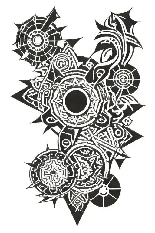 mecca tattoo design idea