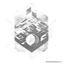 sisyphus tattoo design idea