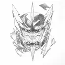 Lightning going down the bicep's  tattoo design idea