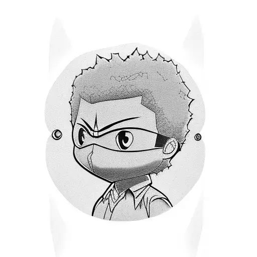 Huey freeman and jason vorhees  tattoo design idea