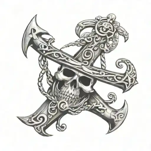 masque venitien breton anchor in breton triskell tattoo design idea