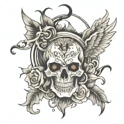lost soul tattoo design idea