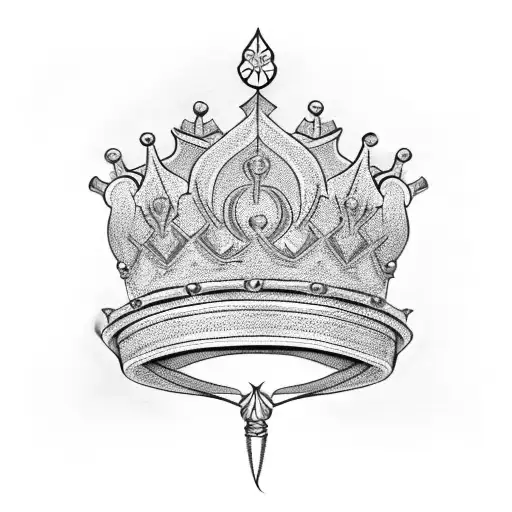 King's Crown tattoo design idea