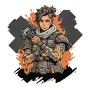 apex legends fuse burning tattoo design idea