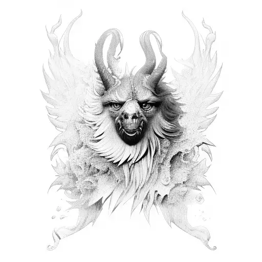 Griffin tattoo design idea