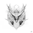 Griffin tattoo design idea