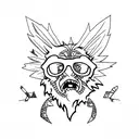 geek Canada Brazil  tattoo design idea