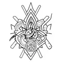 geek Canada Brazil  tattoo design idea