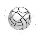 Basketball player in action tattoo design idea