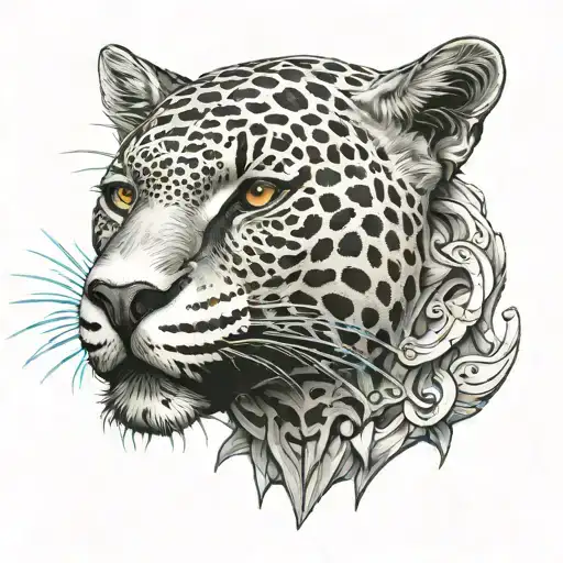 jaguar warrior tattoo design idea