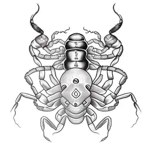 Scorpio Escorpion Temporary Tattoo Sticker - OhMyTat