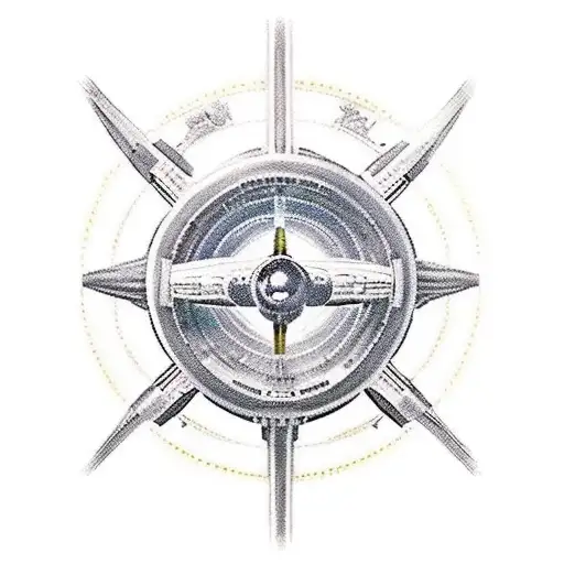 USS Enterprise NCC-1701 tattoo design idea
