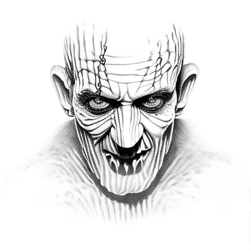 freddy krueger  tattoo design idea