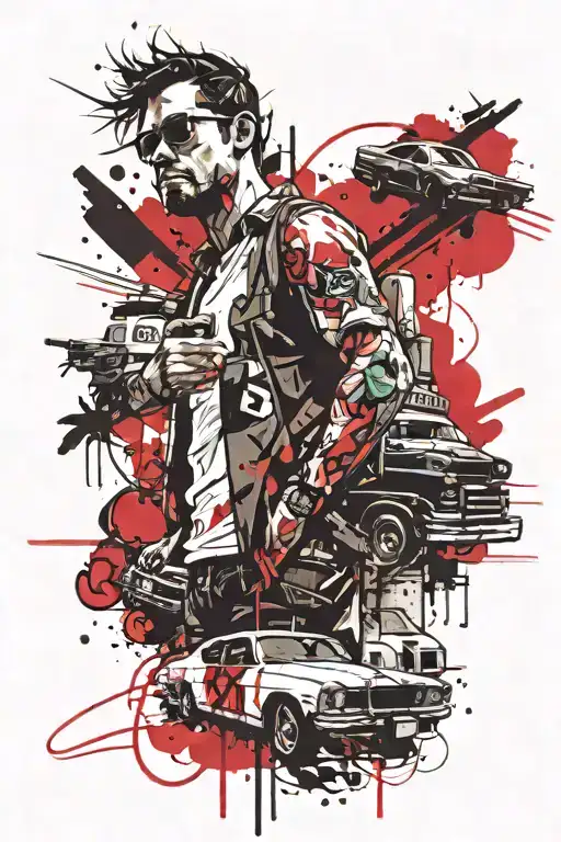 gta vice city tattoo design idea