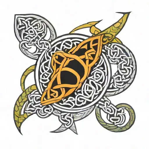 Celtic symbols  tattoo design idea