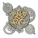 Celtic symbols  tattoo design idea