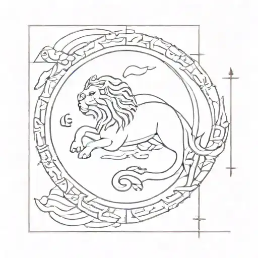 persian culture tattoo design idea