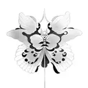 une épée avec un papillon dessus  tattoo design idea