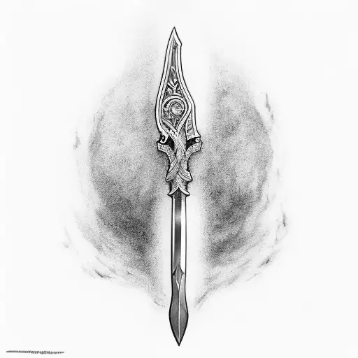 thorfinns dagger tattoo design idea