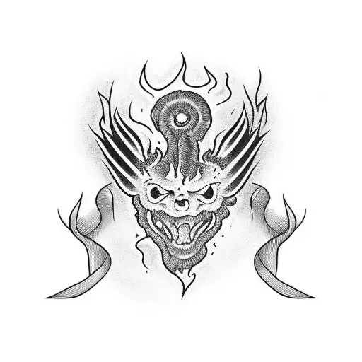 Burning heart. the flame should be inspired by the flame on Chester Benningtons arm tattoo design idea