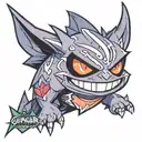 gengar staraptor greninja Pokémon gengar tattoo tattoo design idea
