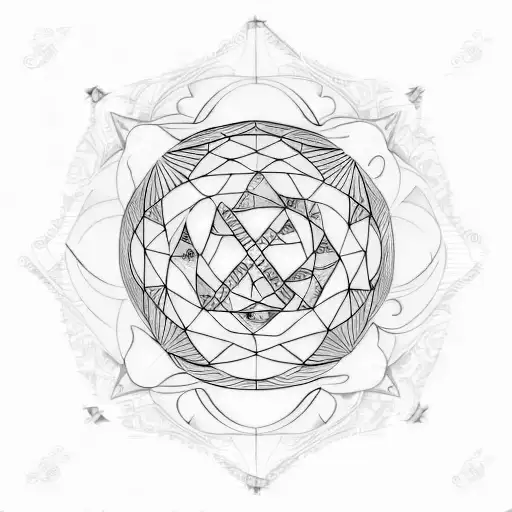Generate a tattoo with the Dirac equation (∂ + m) ψ = 0 and also add the following series of numbers in the form of the  tattoo design idea
