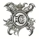 Incorporate a stylized soccer ball with the Corinthians logo in a blackwork style tattoo design idea